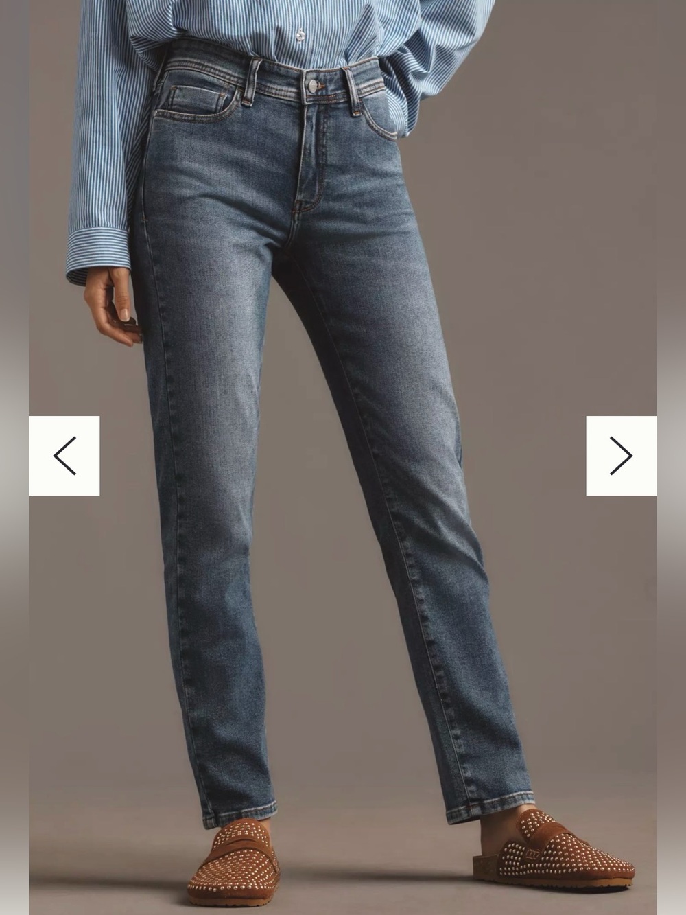 Pilcro Women's Blue Boyfriend Jeans 28